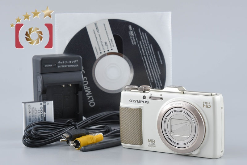 中古】OLYMPUS オリンパス STYLUS SH-25MR ゴールド コンパクト