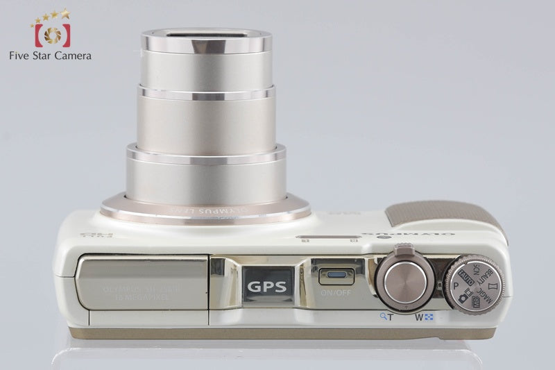 中古】OLYMPUS オリンパス STYLUS SH-25MR ゴールド コンパクト