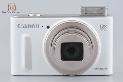 [Used] Canon PowerShot SX610 HS White Compact Digital Camera