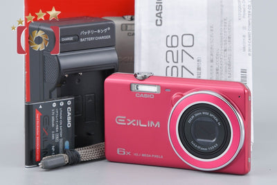 [Used] Casio EXILIM EX-ZS26 Red Compact Digital Camera with Original Box