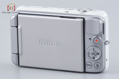 【中古】Nikon ニコン COOLPIX S6600 ナチュラルホワイト コンパクトデジタルカメラ 元箱付き
