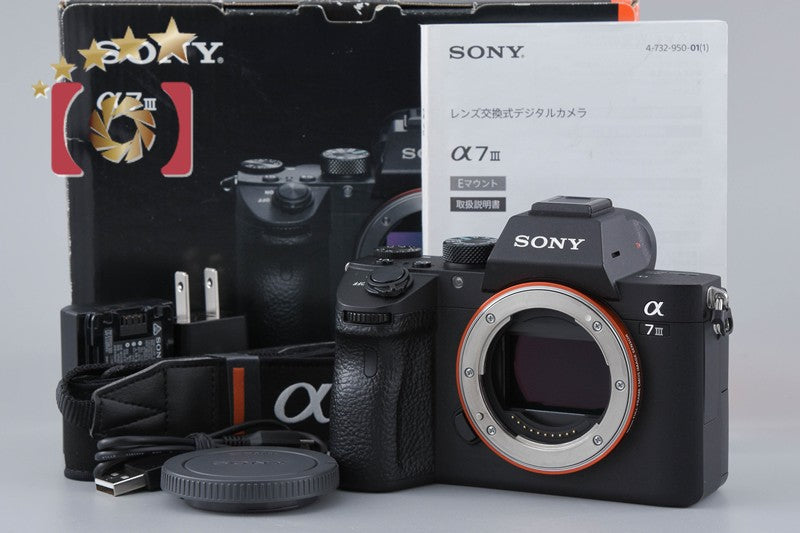 [Used] SONY Sony α7III ILCE-7M3 Mirrorless Interchangeable Lens Camera with Original Box