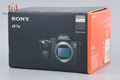 [Used] SONY Sony α7III ILCE-7M3 Mirrorless Interchangeable Lens Camera with Original Box