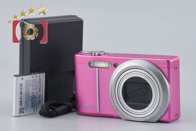 [Used] RICOH CX4 Purple Pink Compact Digital Camera, Low Shutter Count