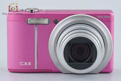 [Used] RICOH CX4 Purple Pink Compact Digital Camera, Low Shutter Count