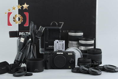 [Used] PENTAX Pentax Q7 Premium Kit Black, Low Shutter Count, With Original Box
