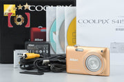 [Used] Nikon COOLPIX S4150 Bronze Compact Digital Camera with Original Box