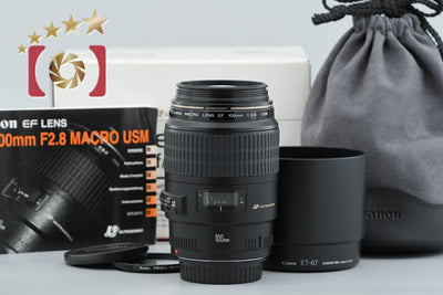 [Used] Canon EF 100mm f/2.8 MACRO USM with Original Box