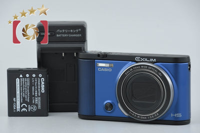 [Used] CASIO HIGH SPEED EXILIM EX-ZR1600 Blue Compact Digital Camera