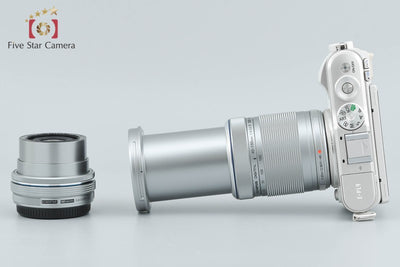 【中古】OLYMPUS オリンパス PEN E-PL9 ホワイト EZ ダブルズームキット