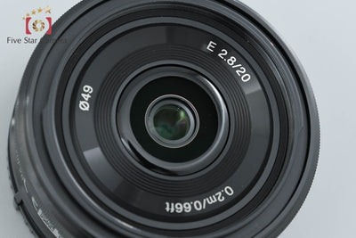 [Used] Sony E 20mm f/2.8 SEL20F28
