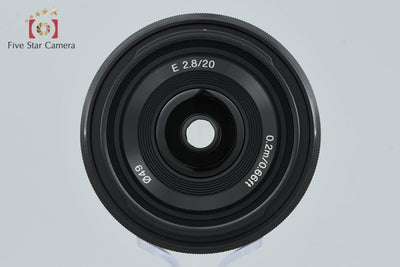 [Used] Sony E 20mm f/2.8 SEL20F28