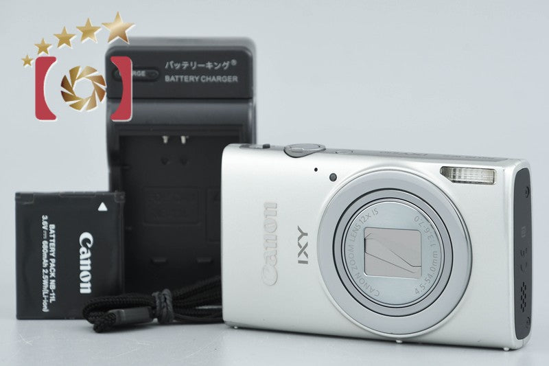 【中古】Canon キヤノン IXY 630 シルバー コンパクトデジタルカメラ
