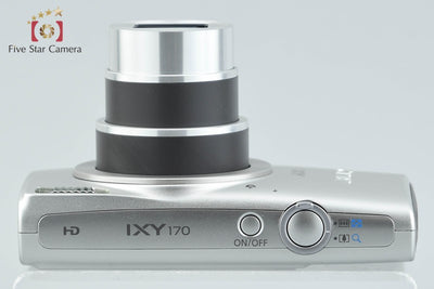 【中古】Canon キヤノン IXY 170 シルバー コンパクトデジタルカメラ