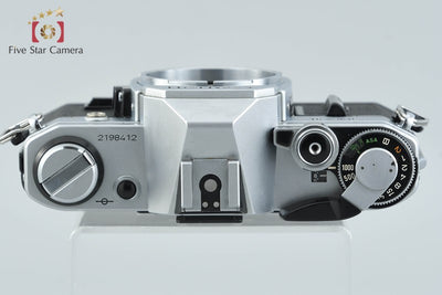 [Used] Canon AE-1 Silver Film SLR Camera