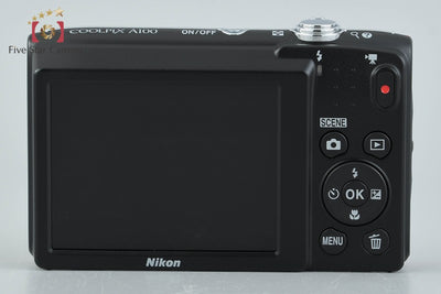 [Used] Nikon COOLPIX A100 Red Compact Digital Camera with Original Box