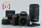 [Used] Nikon D5600 Double Zoom Kit, Low Shutter Count