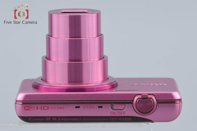 [Used] SONY Sony Cyber-shot DSC-WX200 Pink Digital Still Camera with Original Box