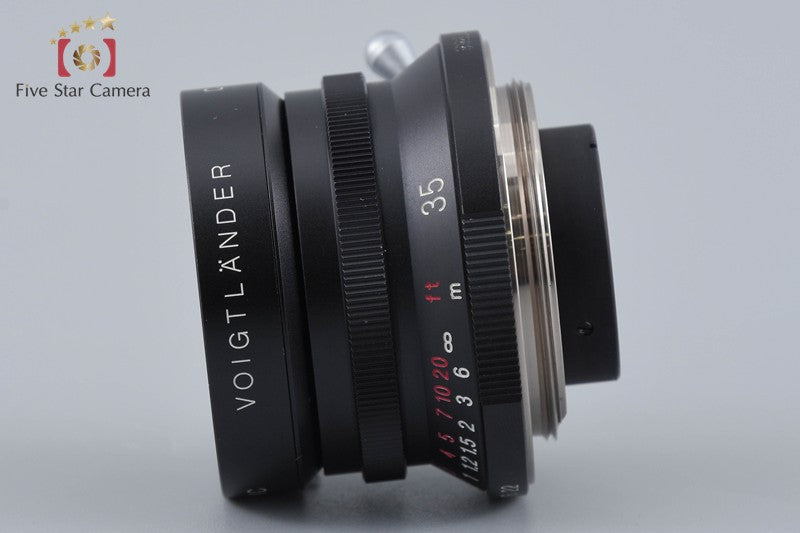 【中古】Voigtlander フォクトレンダー COLOR-SKOPAR 35mm f/2.5 MC ブラック L39 ライカスクリューマウント - 3枚目