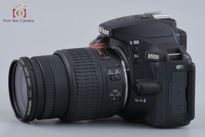 【中古】Nikon ニコン D5500 ブラック 18-55mm VR II レンズキット 元箱付き - 5枚目