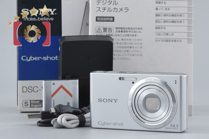 [Used] SONY Cyber-Shot DSC-W610 Silver Digital Still Camera with Original Box