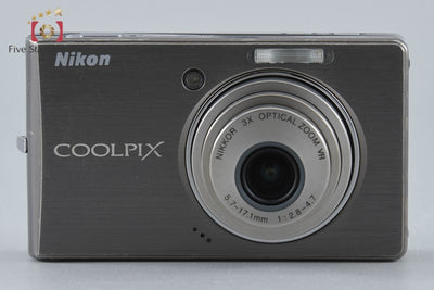 [Used] Nikon COOLPIX S500 Urban Black Compact Digital Camera