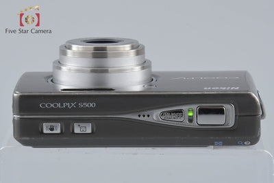 [Used] Nikon COOLPIX S500 Urban Black Compact Digital Camera