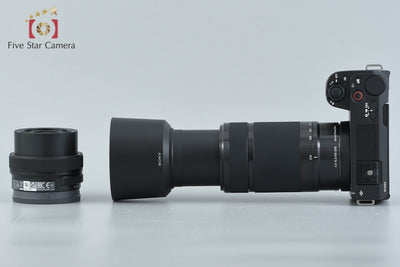 [Used] SONY Sony α VLOGCAM ZV-E10 II Double Zoom Lens Kit Black with Original Box