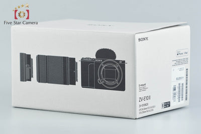[Used] SONY Sony α VLOGCAM ZV-E10 II Double Zoom Lens Kit Black with Original Box