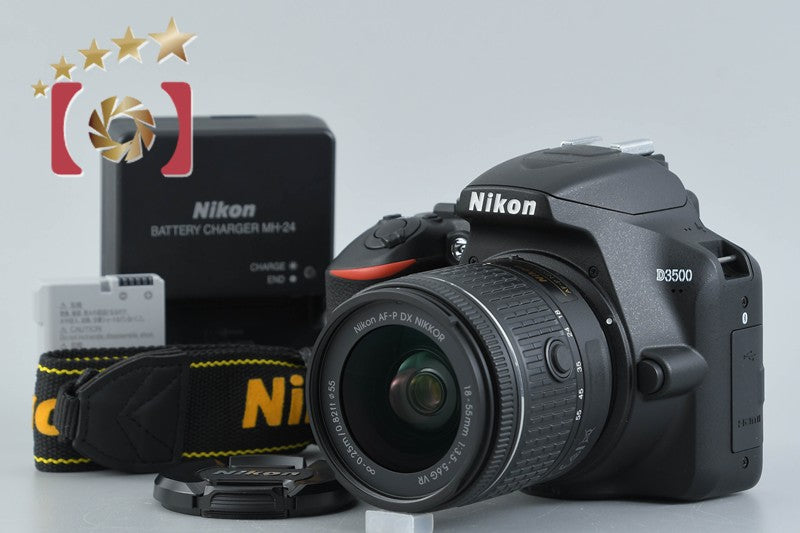 【中古】Nikon ニコン D3500 18-55 VR レンズキット ブラック シャッター回数僅少 中古】Nikon ニコン D3500 18-55 VR レンズキット ブラック シャッター