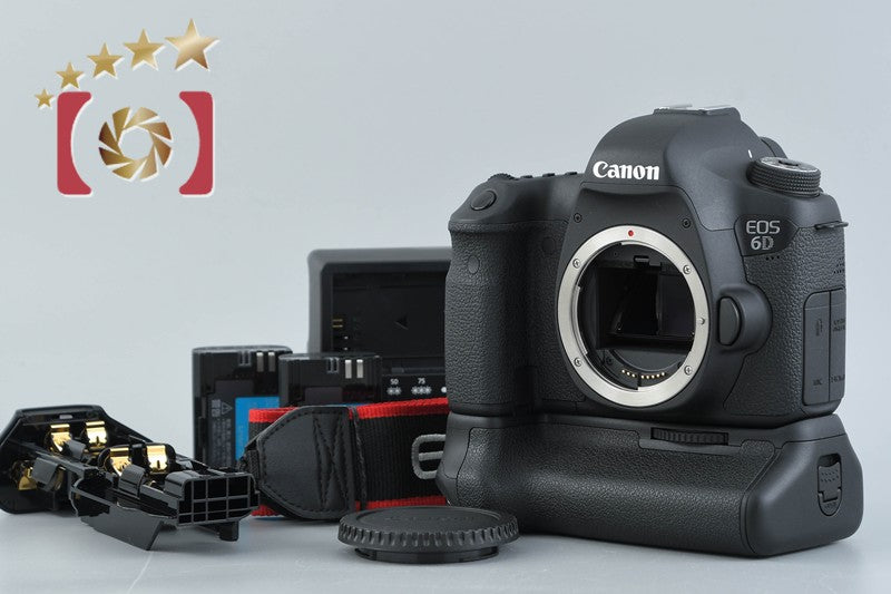 [Used] Canon EOS 6D + BG-E13 Battery Grip, Low Shutter Count