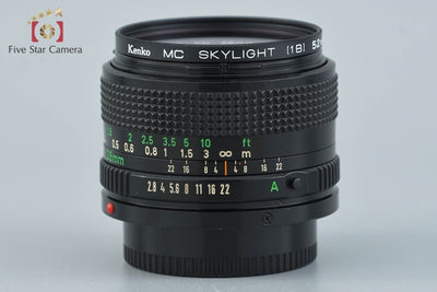 【中古】Canon キヤノン New FD 28mm f/2.8