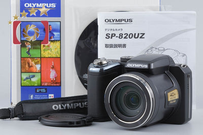 [Used] OLYMPUS Olympus STYLUS SP-820UZ Black Compact Digital Camera with Original Box