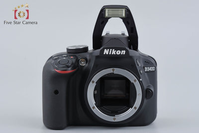 [Used] Nikon D3400 Black Double Zoom Kit