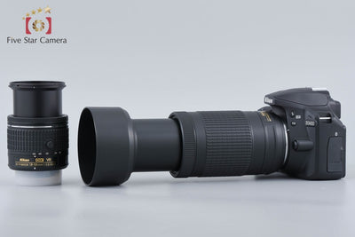[Used] Nikon D3400 Black Double Zoom Kit