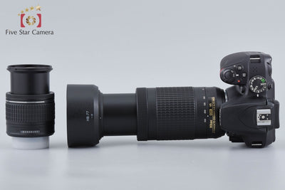 [Used] Nikon D3400 Black Double Zoom Kit