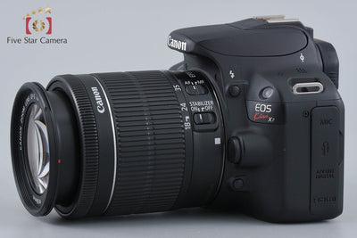 [Used] Canon EOS Kiss X7 EF-S 18-55mm IS STM Lens Kit Black, Low Shutter Count