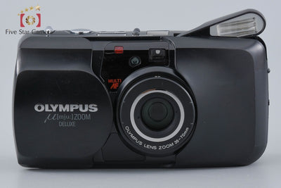 【中古】OLYMPUS オリンパス μ[mju:] ZOOM DELUXE コンパクトフィルムカメラ
