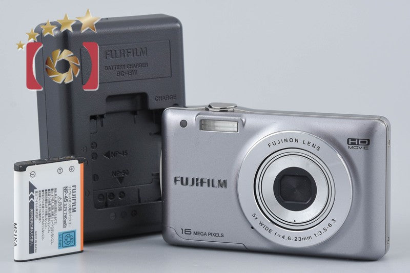 [Used] FUJIFILM FinePix JX550 Silver Compact Digital Camera