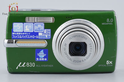 [Used] OLYMPUS Olympus μ830 British Green Compact Digital Camera