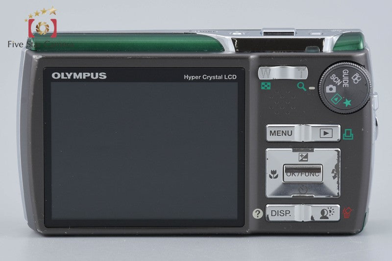 中古】OLYMPUS オリンパス μ830 ブリティッシュグリーン コンパクト