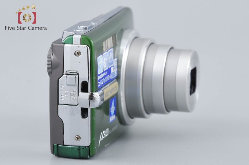 中古】OLYMPUS オリンパス μ830 ブリティッシュグリーン コンパクト