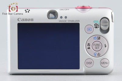 [Used] Canon IXY Digital 110 IS Red Compact Digital Camera with Original Box