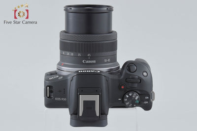 [Used] Canon EOS R50 RF-S 18-45 IS STM Lens Kit Black - Low Shutter Count