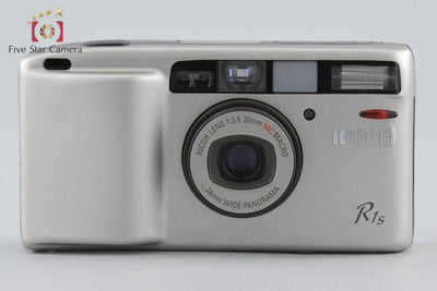 [Used] RICOH R1s Platinum Silver Compact Film Camera with Original Box