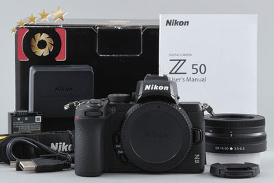 [Used] Nikon Z50 16-50 VR Lens Kit, Low Shutter Count, With Original Box, International Version