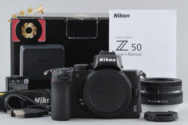 [Used] Nikon Z50 16-50 VR Lens Kit, Low Shutter Count, With Original Box, International Version
