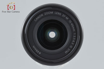 [Used] Canon EF-M 15-45mm f/3.5-6.3 IS STM Graphite