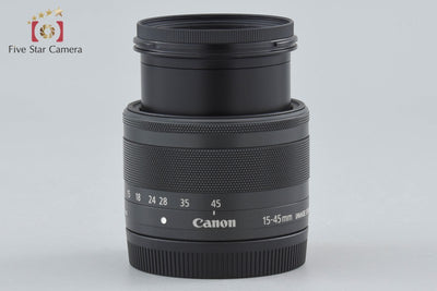 [Used] Canon EF-M 15-45mm f/3.5-6.3 IS STM Graphite