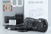 [Used] RICOH PENTAX WG-80 Black Waterproof Action Camera, Very Few Shutter Counts, Original Box Included